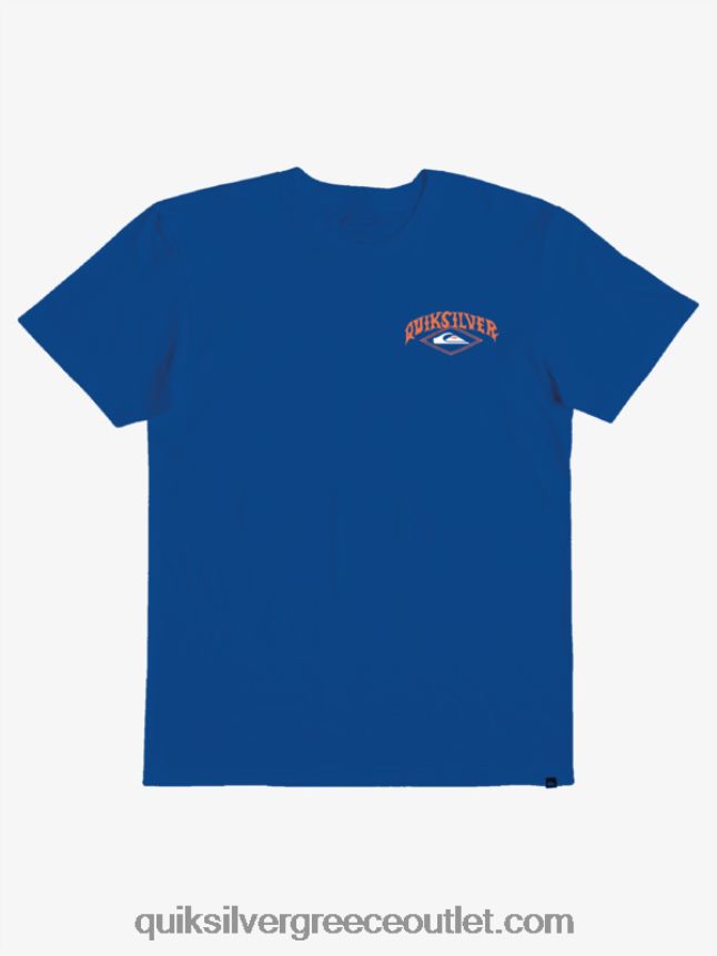 T-shirt surfer oftune 8-16 Quiksilver αγόρια 66LP842178 αναπνευστήρας μπλε