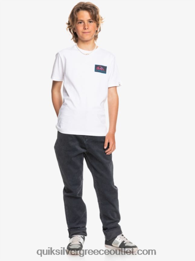 Κοτλέ παντελόνι κράκερ 8-16 Quiksilver αγόρια 66LP842330 μαύρος