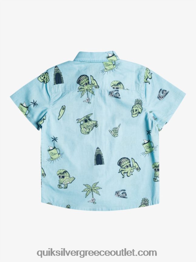 2-7 πουκάμισο nono surfday Quiksilver αγόρια 66LP842131 μπλε του ουρανού - nono surfday boy231