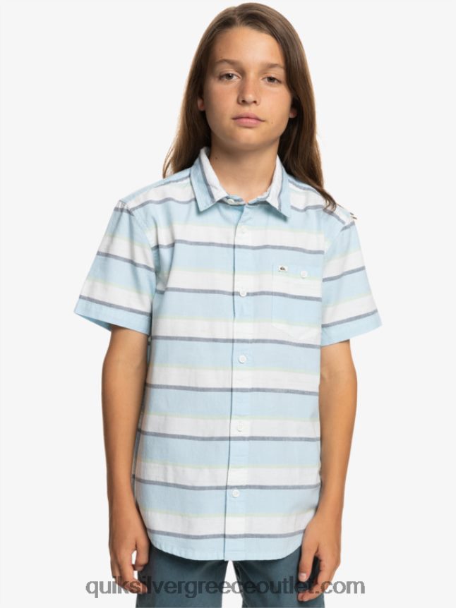 Πουκάμισο 8-16 Cali sunrise Quiksilver αγόρια 66LP842158 λευκή ανατολή του ηλίου Cali 231
