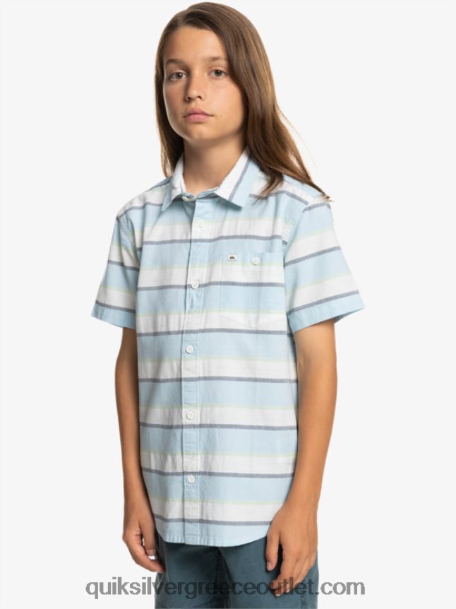 Πουκάμισο 8-16 Cali sunrise Quiksilver αγόρια 66LP842158 λευκή ανατολή του ηλίου Cali 231