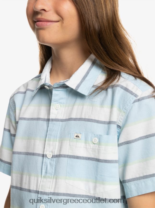 Πουκάμισο 8-16 Cali sunrise Quiksilver αγόρια 66LP842158 λευκή ανατολή του ηλίου Cali 231