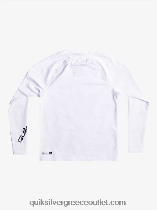 2-7 all time ls l/sl μπλουζάκι σερφ Quiksilver αγόρια 66LP842073 άσπρο