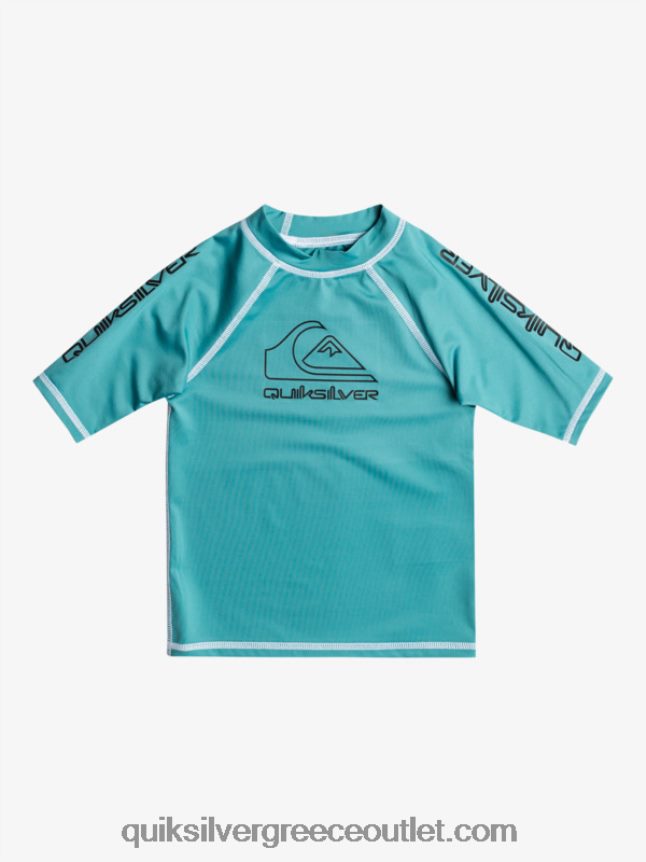 2-7 on tour κοντομάνικο upf 50 rashguard Quiksilver αγόρια 66LP842115 μπλε της Βρετάνης