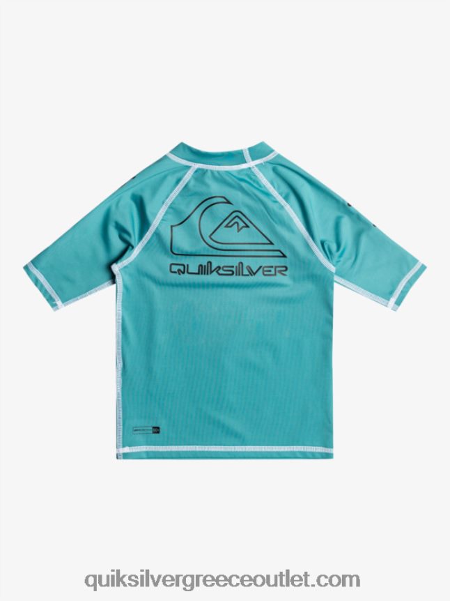 2-7 on tour κοντομάνικο upf 50 rashguard Quiksilver αγόρια 66LP842115 μπλε της Βρετάνης