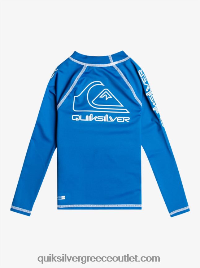 2-7 on tour μακρυμάνικο upf 50 rashguard Quiksilver αγόρια 66LP842219 αναπνευστήρας μπλε