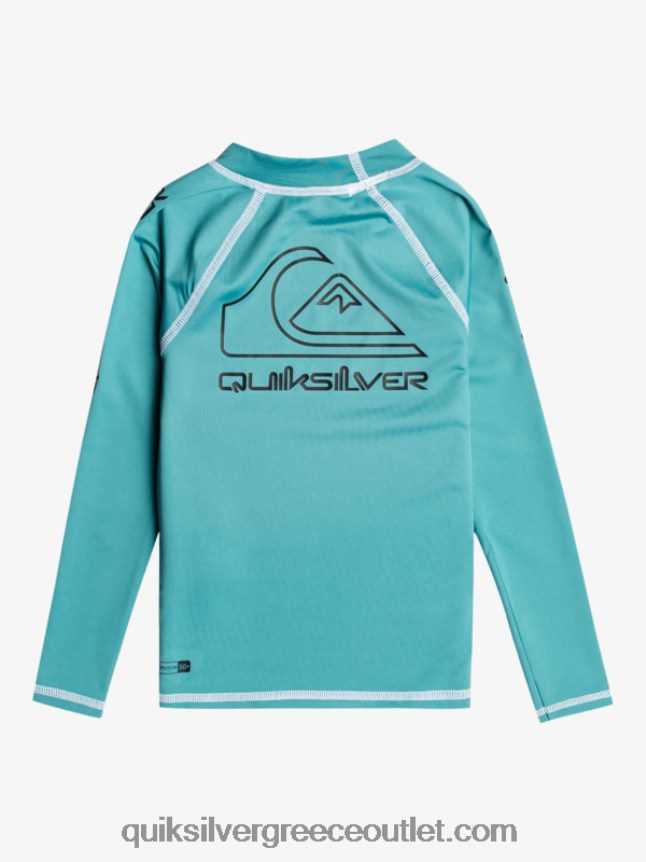 2-7 on tour μακρυμάνικο upf 50 rashguard Quiksilver αγόρια 66LP842221 μπλε της Βρετάνης