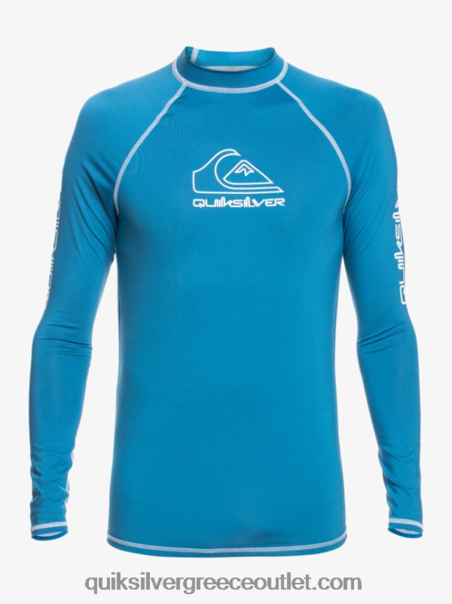 2-7 on tour μακρυμάνικο upf 50 rashguard Quiksilver αγόρια 66LP842222 βαλάρτα μπλε
