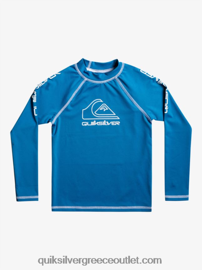2-7 on tour μακρυμάνικο upf 50 rashguard Quiksilver αγόρια 66LP842222 βαλάρτα μπλε