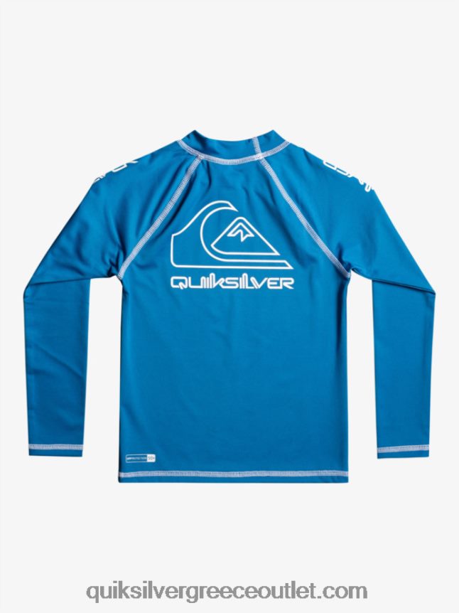 2-7 on tour μακρυμάνικο upf 50 rashguard Quiksilver αγόρια 66LP842222 βαλάρτα μπλε