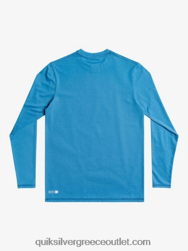 8-16 Heritage Heather μακρύ μανίκι upf 50 μπλουζάκι surf Quiksilver αγόρια 66LP842262 βαλάρτα μπλε ρείκι