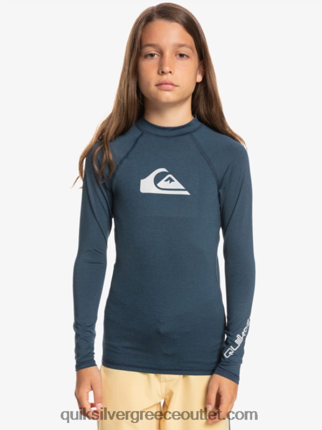 8-16 νεανικό μπλουζάκι όλων των εποχών l/sl surf Quiksilver αγόρια 66LP842099 ναυτικό σακάκι ρείκι