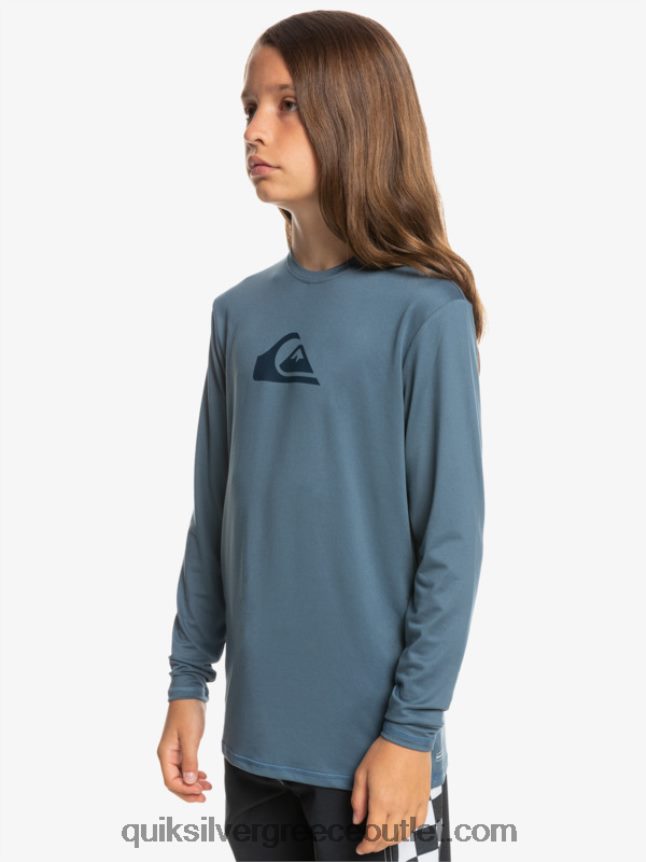 8-16 σταθερό σερί ls νεανικό l/sl μπλουζάκι σερφ Quiksilver αγόρια 66LP842121 θάλασσα του Βέρινγκ