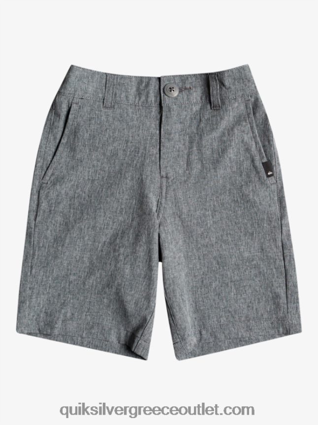 2-7 ένωση ερείκη αμφίβιο 14 υβριδικά σορτς Quiksilver αγόρια 66LP842333 μαύρος