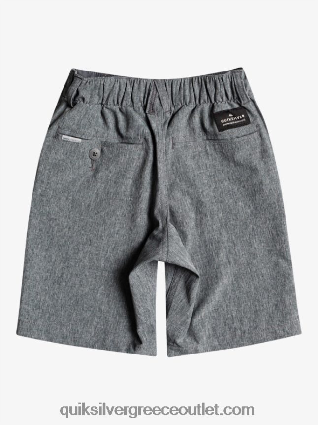 2-7 ένωση ερείκη αμφίβιο 14 υβριδικά σορτς Quiksilver αγόρια 66LP842333 μαύρος