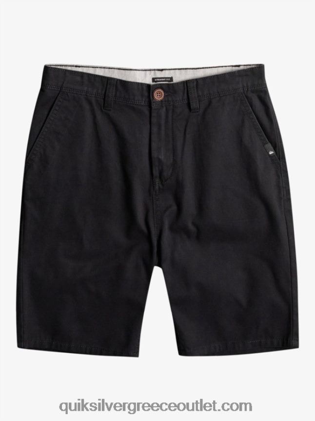 8-16 καθημερινά 17 chino shorts Quiksilver αγόρια 66LP842287 μαύρος