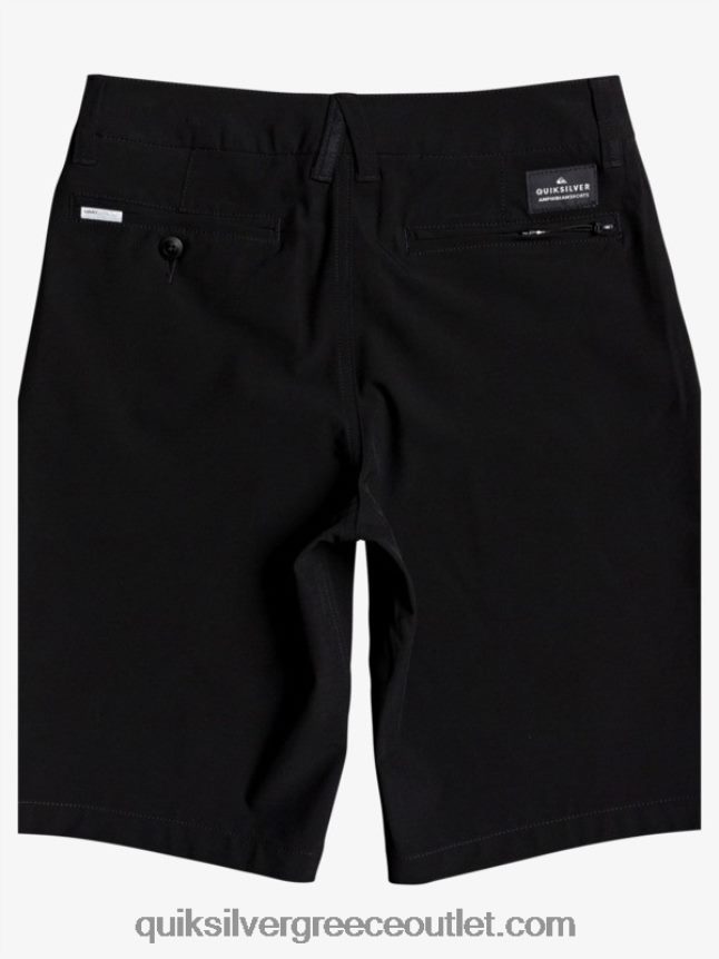 8-16 ένωση αμφίβια 19 υβριδικά σορτς Quiksilver αγόρια 66LP842237 μαύρος