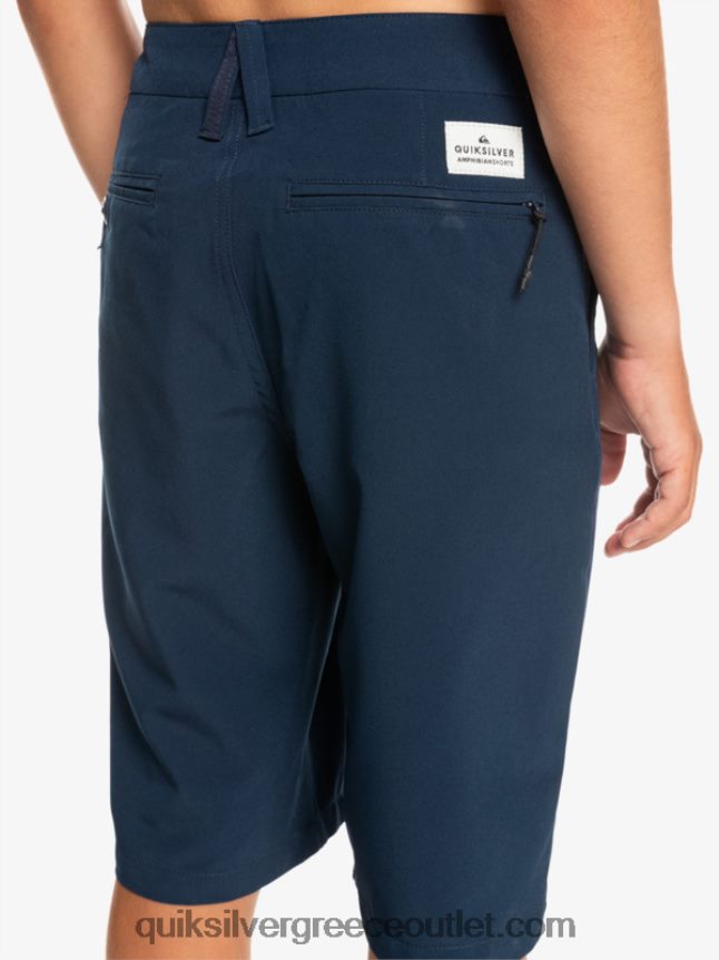 8-16 ένωση αμφίβια 19 υβριδικά σορτς Quiksilver αγόρια 66LP842238 ναυτικό μπλέιζερ