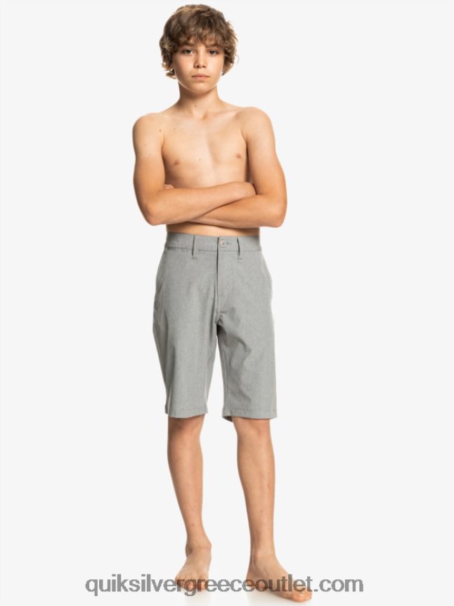 8-16 ένωση ερείκη αμφίβιο 19 υβριδικό σορτς Quiksilver αγόρια 66LP842326 χιονόνερο