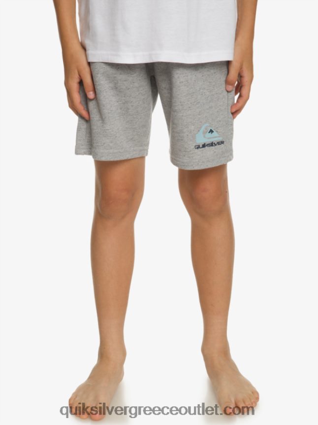 8-16 εύκολοι τζόκερ Quiksilver αγόρια 66LP842070 ανοιχτό γκρι ρείκι