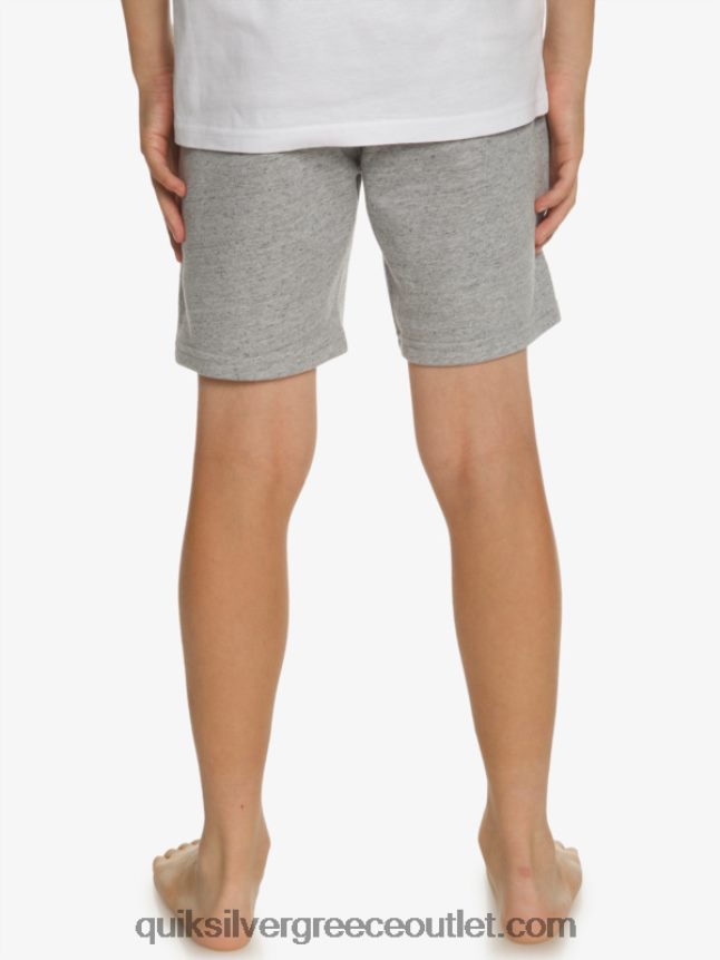 8-16 εύκολοι τζόκερ Quiksilver αγόρια 66LP842070 ανοιχτό γκρι ρείκι