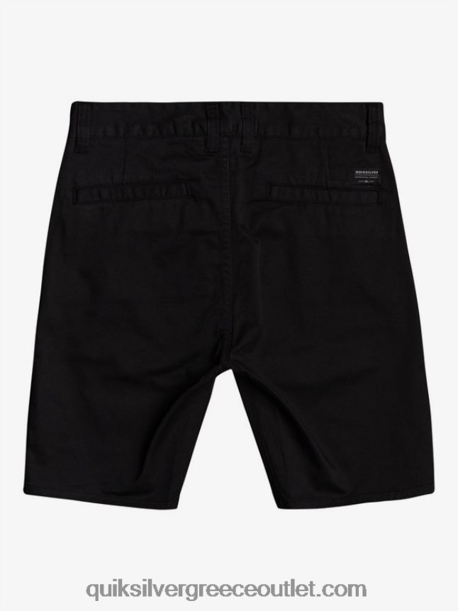 8-16 νέα καθημερινά σορτς σινιόν Quiksilver αγόρια 66LP842109 μαύρος