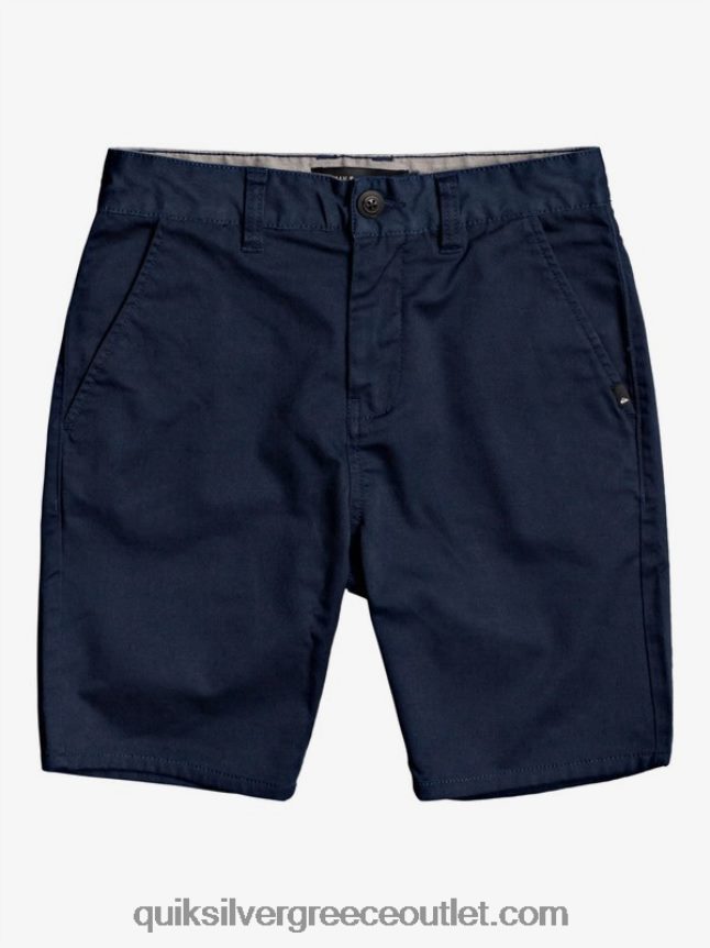 8-16 νέα καθημερινά σορτς σινιόν Quiksilver αγόρια 66LP842110 ναυτικό μπλέιζερ