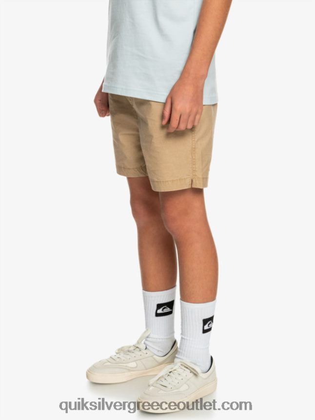 8-16 taxer 15 ελαστικό σορτς μέσης Quiksilver αγόρια 66LP842080 πλαζ