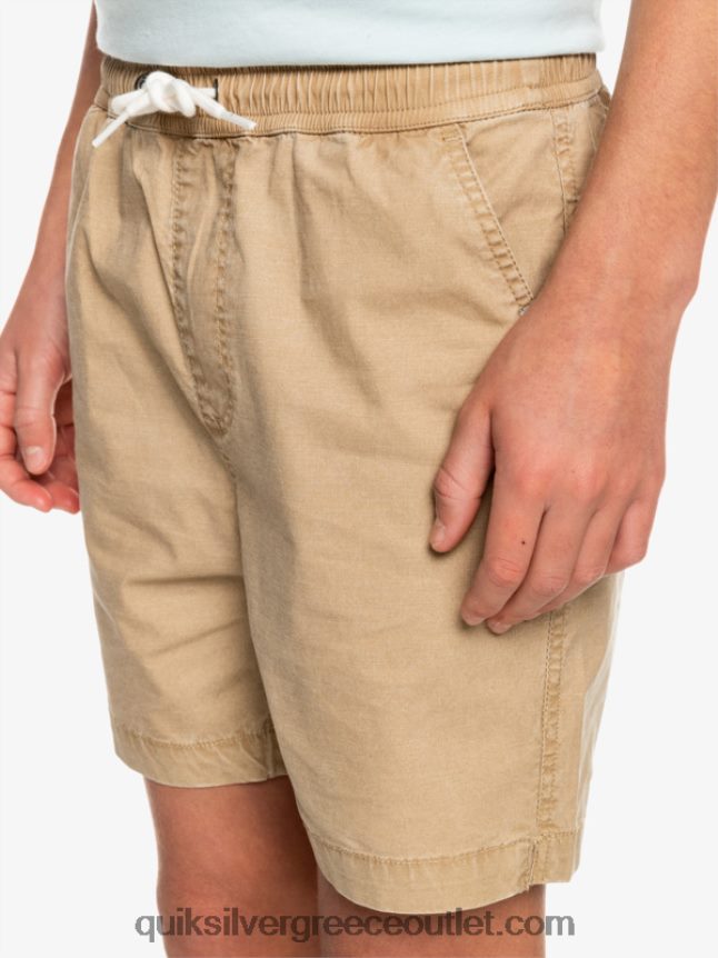 8-16 taxer 15 ελαστικό σορτς μέσης Quiksilver αγόρια 66LP842080 πλαζ