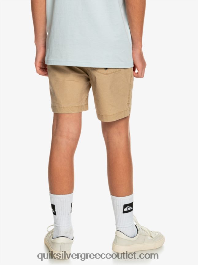 8-16 taxer 15 ελαστικό σορτς μέσης Quiksilver αγόρια 66LP842080 πλαζ