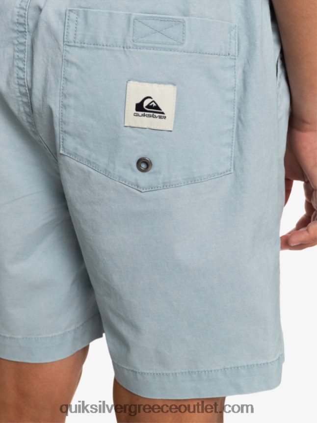 8-16 taxer 15 ελαστικό σορτς μέσης Quiksilver αγόρια 66LP842082 ουράνιο μπλε