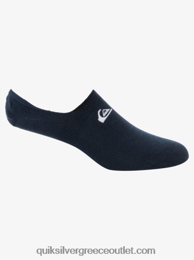 Κάλτσες 3 συσκευασιών χωρίς εμφάνιση Quiksilver άνδρες 66LP84778 μπλε φως/navy blazer