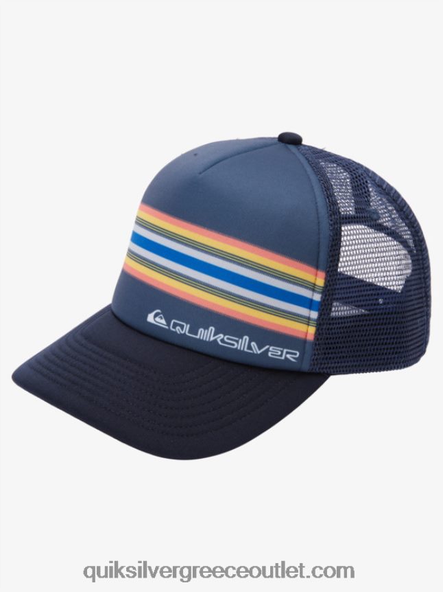 καπέλο φορτηγατζή κοτέτσι Quiksilver άνδρες 66LP841050 ναυτικό μπλέιζερ