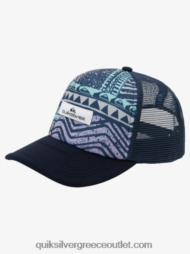 καπέλο φορτηγατζή κοτέτσι Quiksilver άνδρες 66LP841052 σιδερένια πύλη