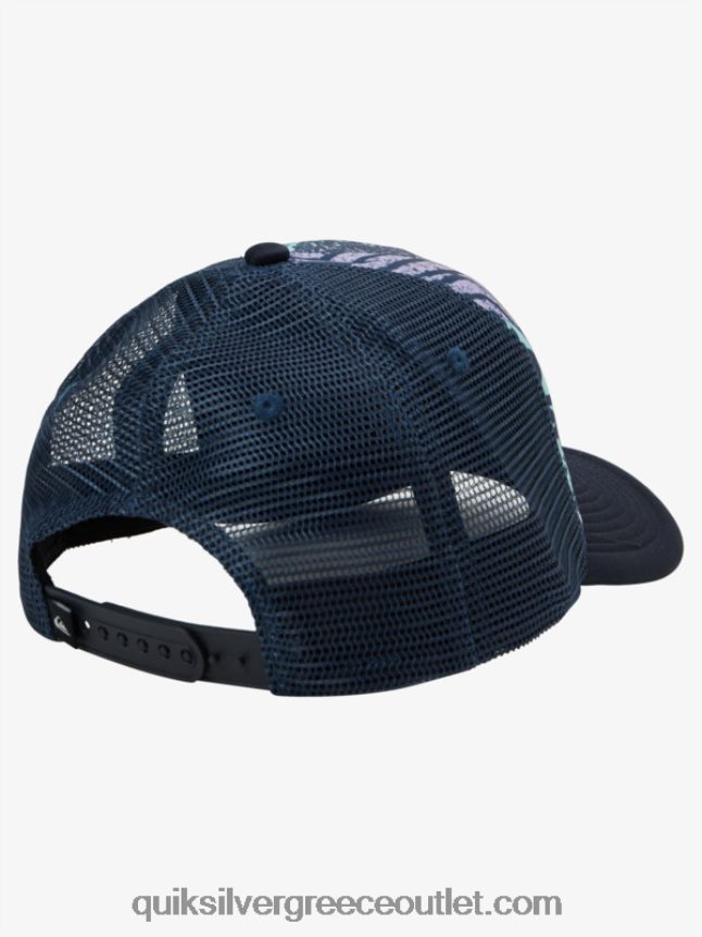 καπέλο φορτηγατζή κοτέτσι Quiksilver άνδρες 66LP841052 σιδερένια πύλη