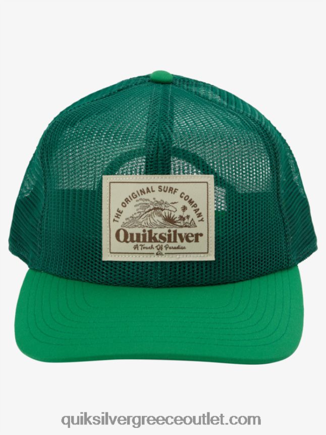 διχτυωτό καπέλο φορτηγατζή Quiksilver άνδρες 66LP841074 φύλλωμα