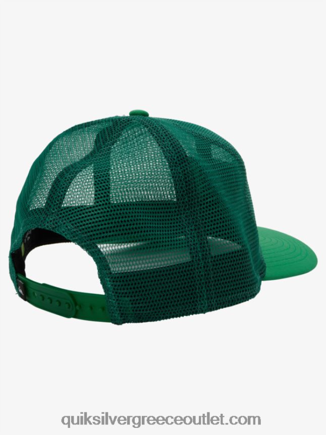 διχτυωτό καπέλο φορτηγατζή Quiksilver άνδρες 66LP841074 φύλλωμα