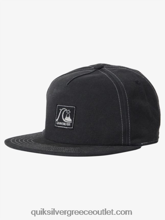 πρωτότυπο καπέλο μπέιζμπολ Quiksilver άνδρες 66LP841187 μαύρος