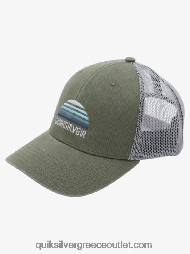κορδόνι καπέλο φορτηγατζή Quiksilver άνδρες 66LP841195 τετράφυλλο τριφύλλι