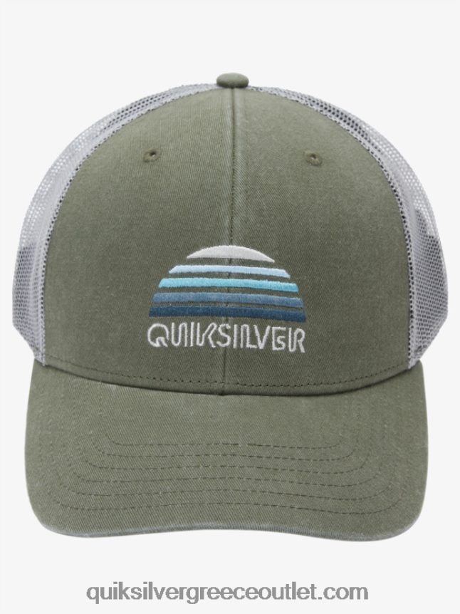 κορδόνι καπέλο φορτηγατζή Quiksilver άνδρες 66LP841195 τετράφυλλο τριφύλλι