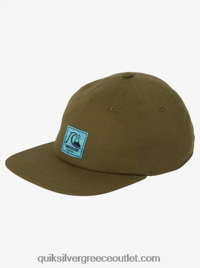 καπέλο μπέιζμπολ Γκρεγκ Καπλάν Quiksilver άνδρες 66LP841251 θυμάρι