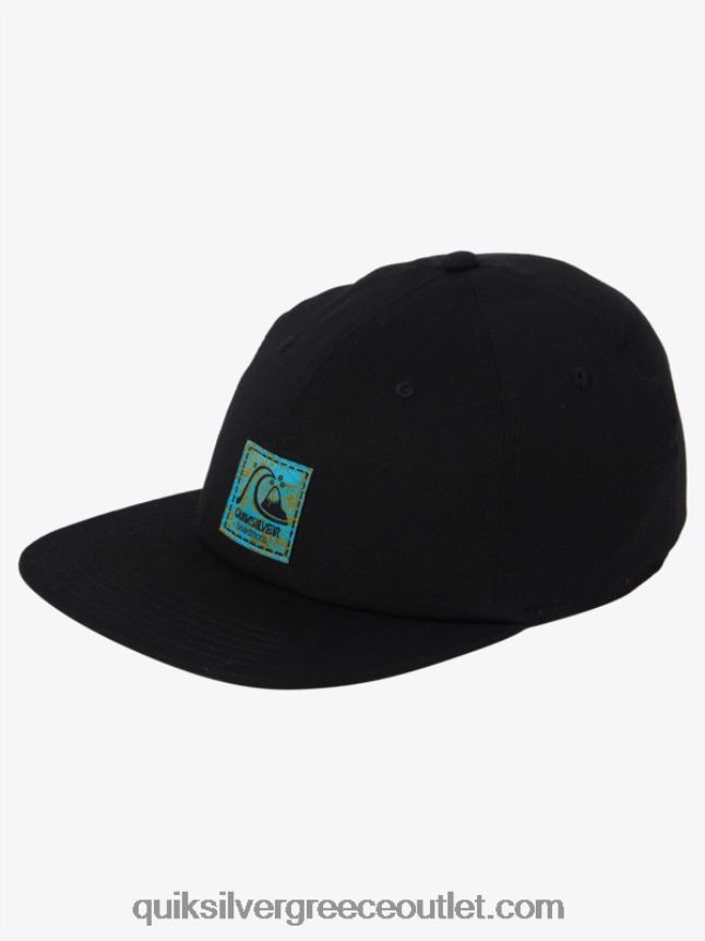 καπέλο μπέιζμπολ Γκρεγκ Καπλάν Quiksilver άνδρες 66LP841252 μαύρος