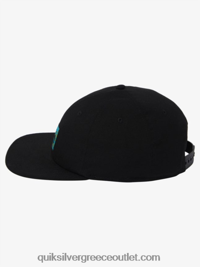 καπέλο μπέιζμπολ Γκρεγκ Καπλάν Quiksilver άνδρες 66LP841252 μαύρος