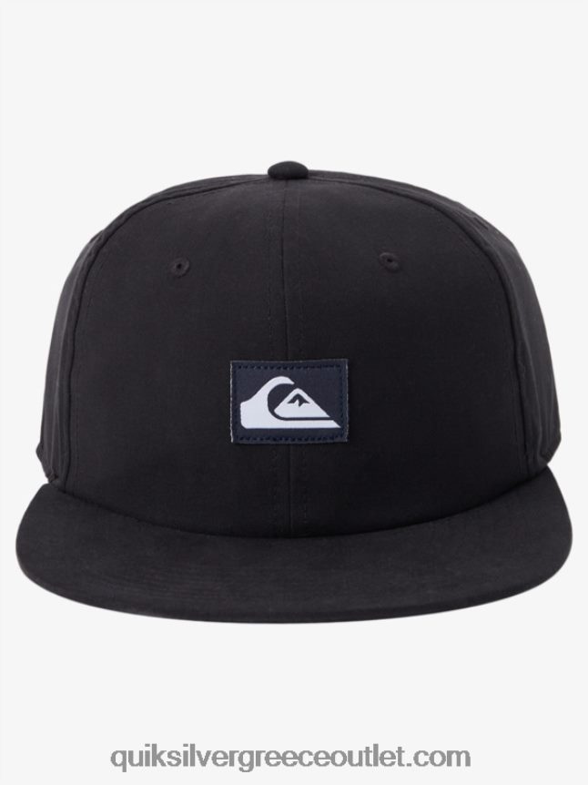 ασημένιο καπέλο δολαρίου Quiksilver άνδρες 66LP841665 μαύρος