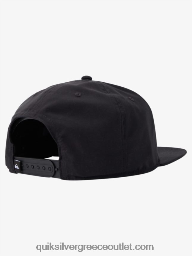 ασημένιο καπέλο δολαρίου Quiksilver άνδρες 66LP841665 μαύρος