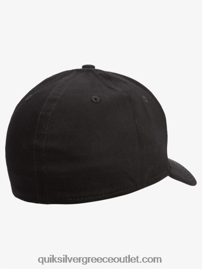 βουνό & κύμα ελαστικό καπάκι Quiksilver άνδρες 66LP841679 μαύρο άσπρο