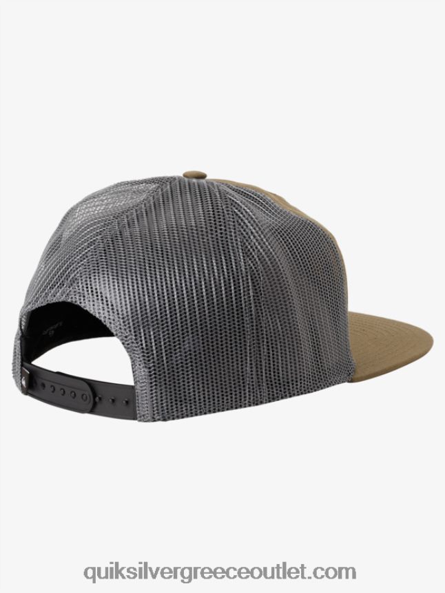 καπέλο φορτηγού με μονό πτερύγιο Quiksilver άνδρες 66LP841715 θυμάρι