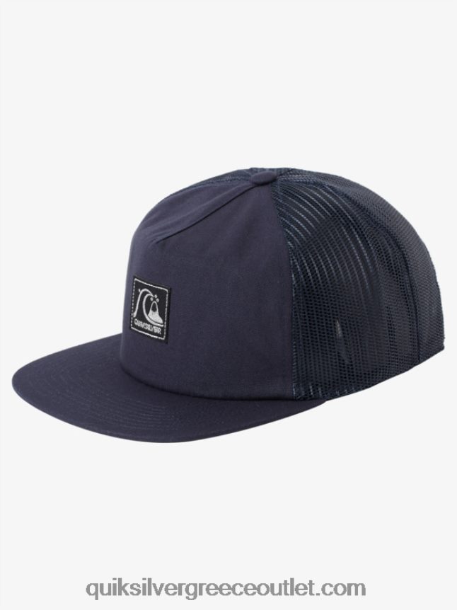 καπέλο φορτηγού με μονό πτερύγιο Quiksilver άνδρες 66LP841716 ναυτικό μπλέιζερ