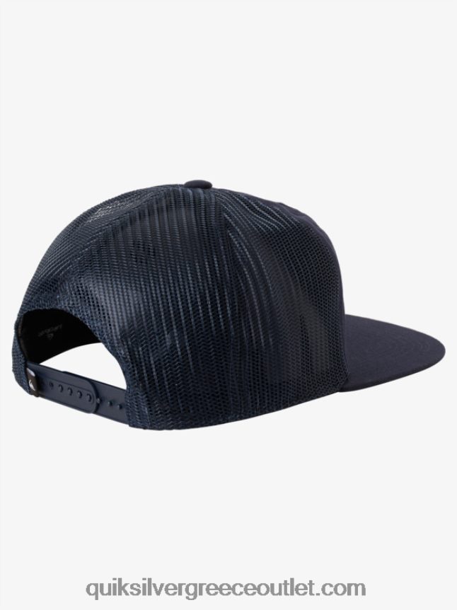 καπέλο φορτηγού με μονό πτερύγιο Quiksilver άνδρες 66LP841716 ναυτικό μπλέιζερ