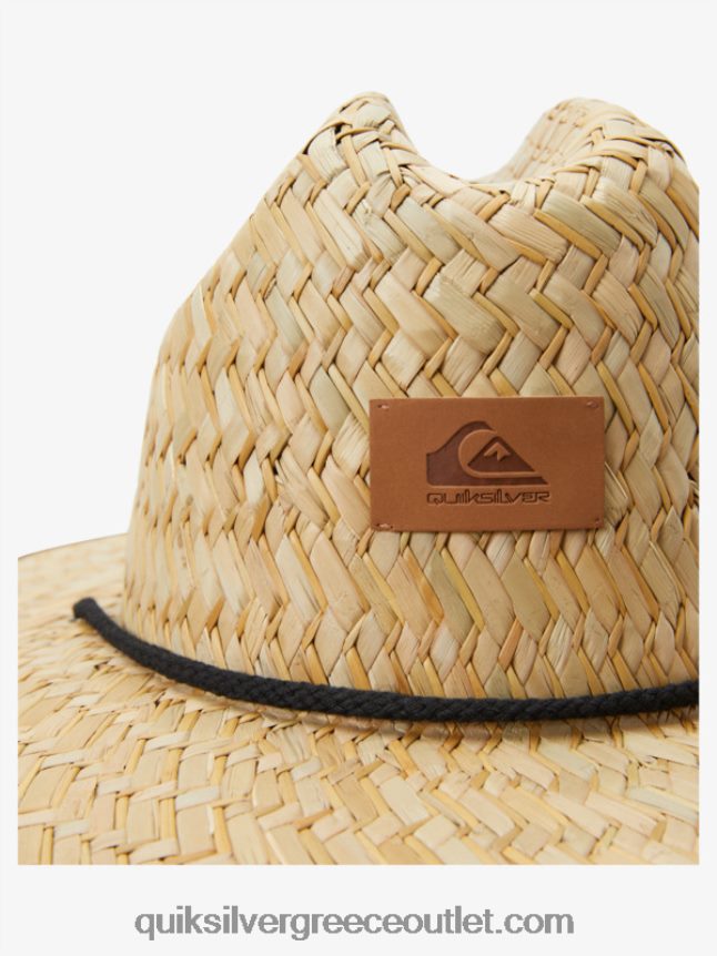 αουτσάιντερ ψάθινο καπέλο ναυαγοσώστη Quiksilver άνδρες 66LP84386 ασφαλτικό σκυρόδερμα